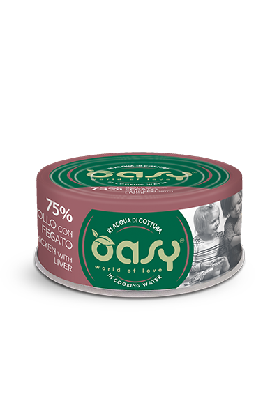 Oasy More Love Pollo con Fegato 70g Oasy More Love Pollo con Fegato 70g